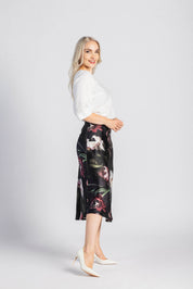 Classic Midi Skirt, Noir