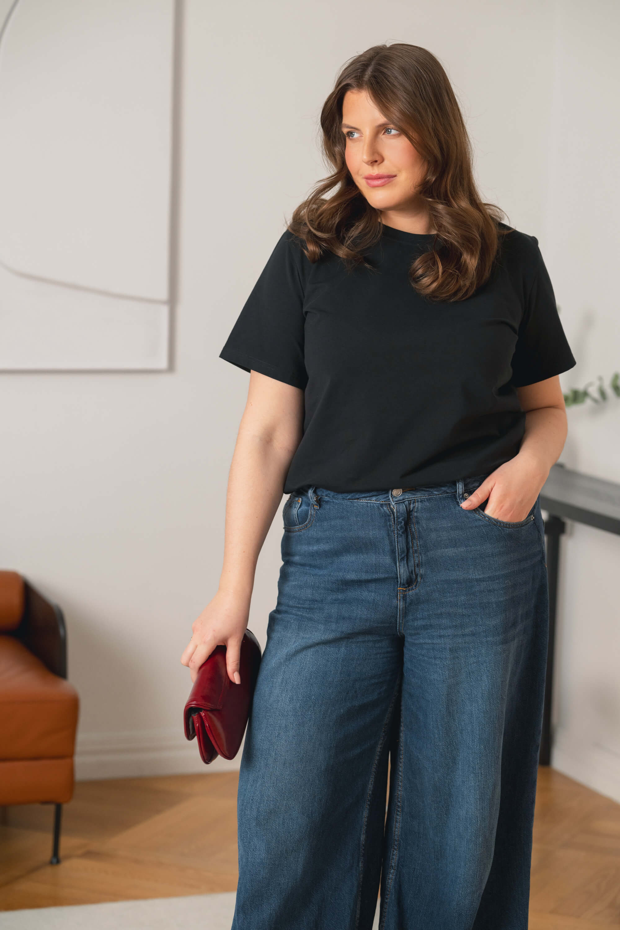 Emilia T-Shirt, Black