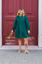 Hailey Dress, Evergreen