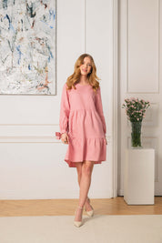 Hailey Dress, Powder Pink