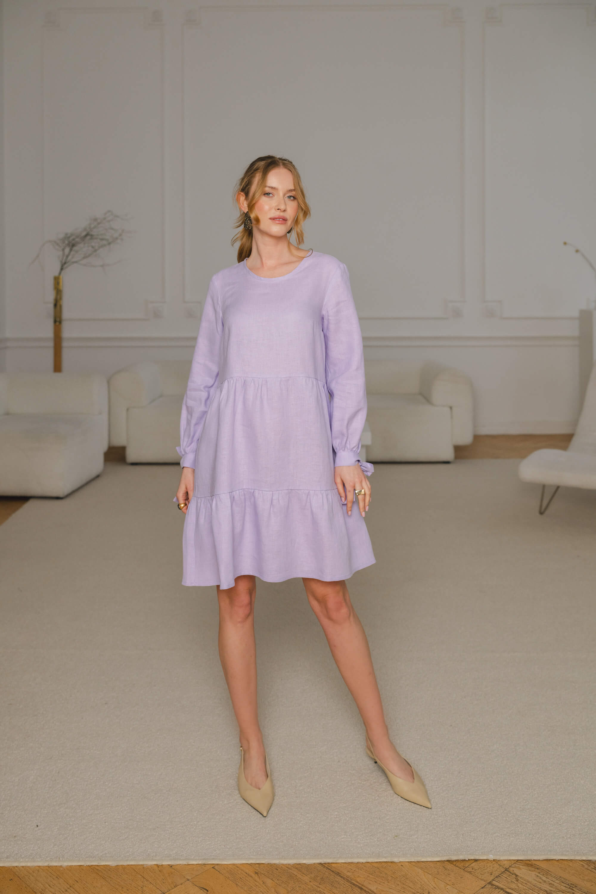 Hailey Dress, Lupine