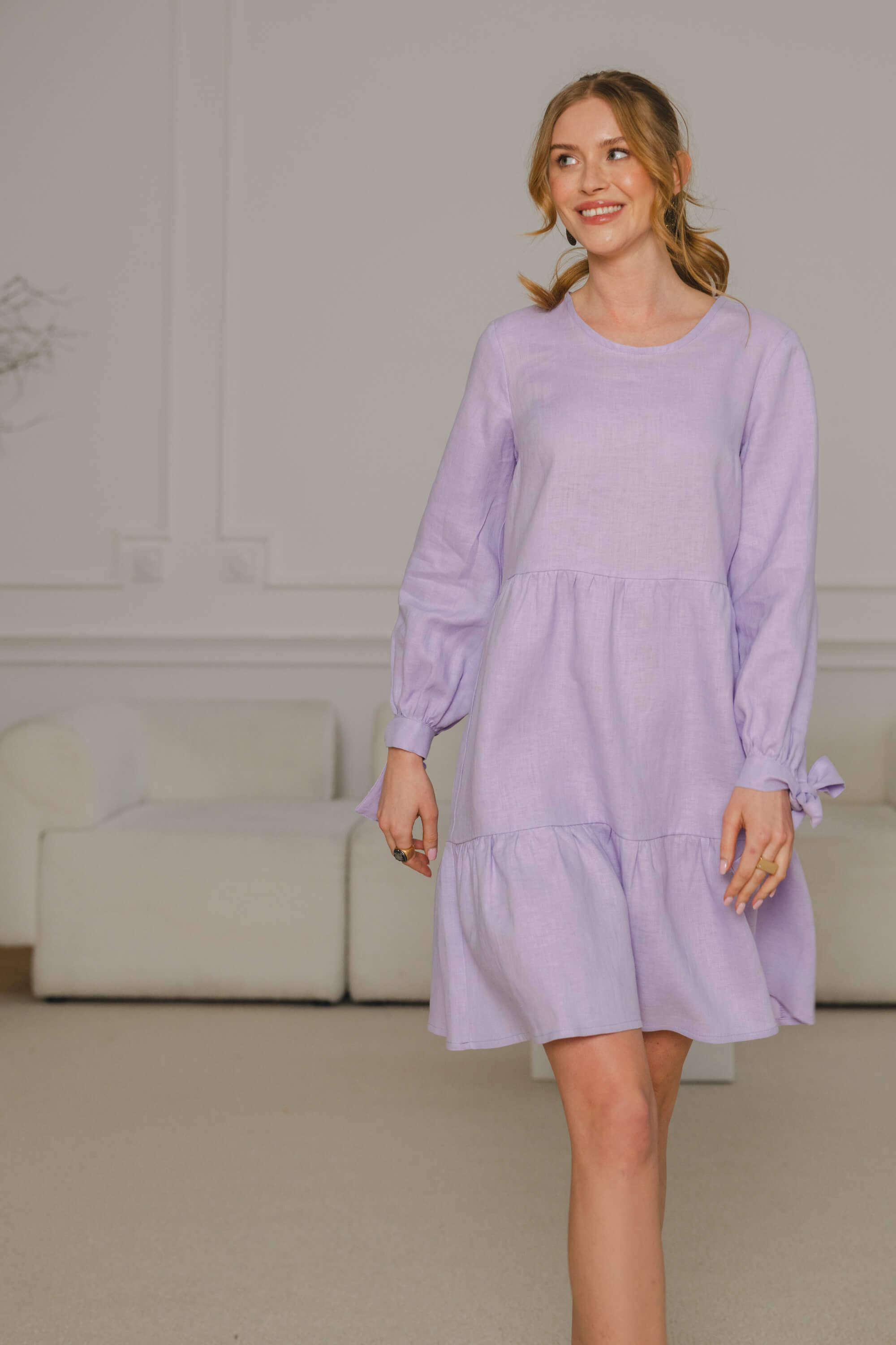 Hailey Dress, Lupine