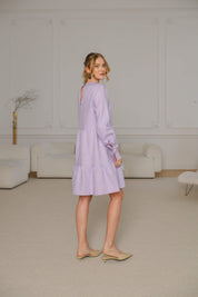 Hailey Dress, Lupine