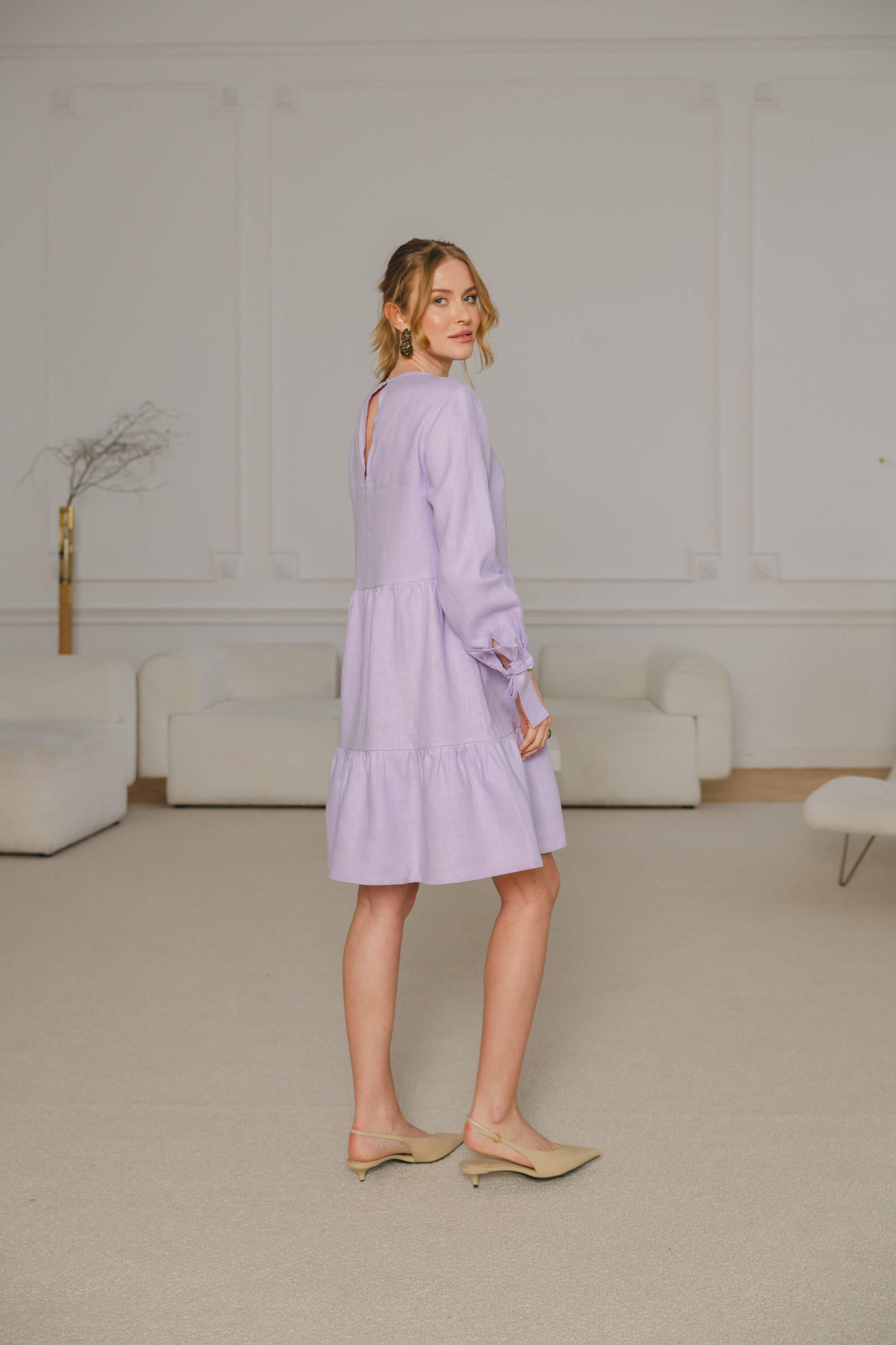 Hailey Dress, Lupine