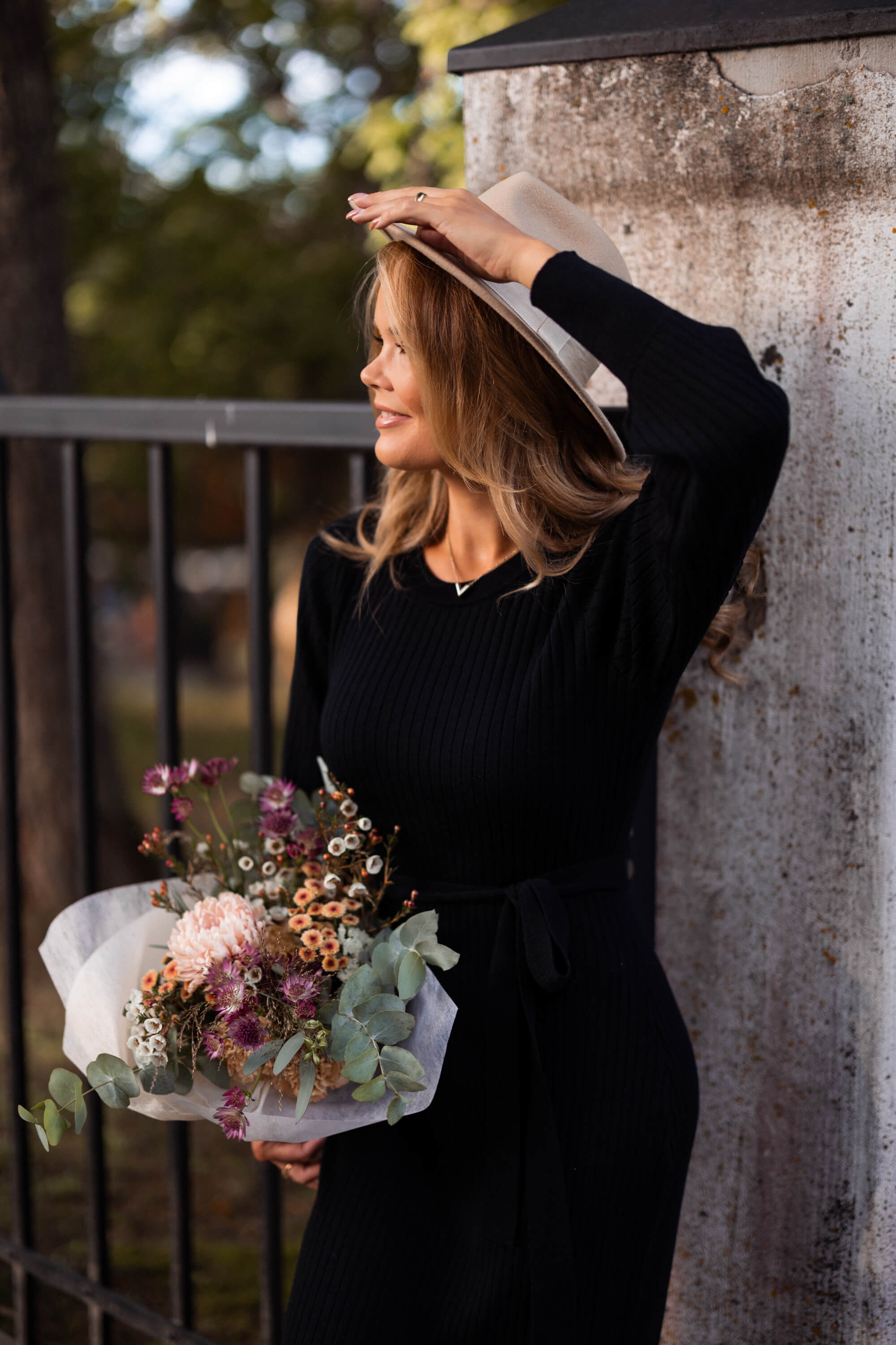 Leona Dress, Black