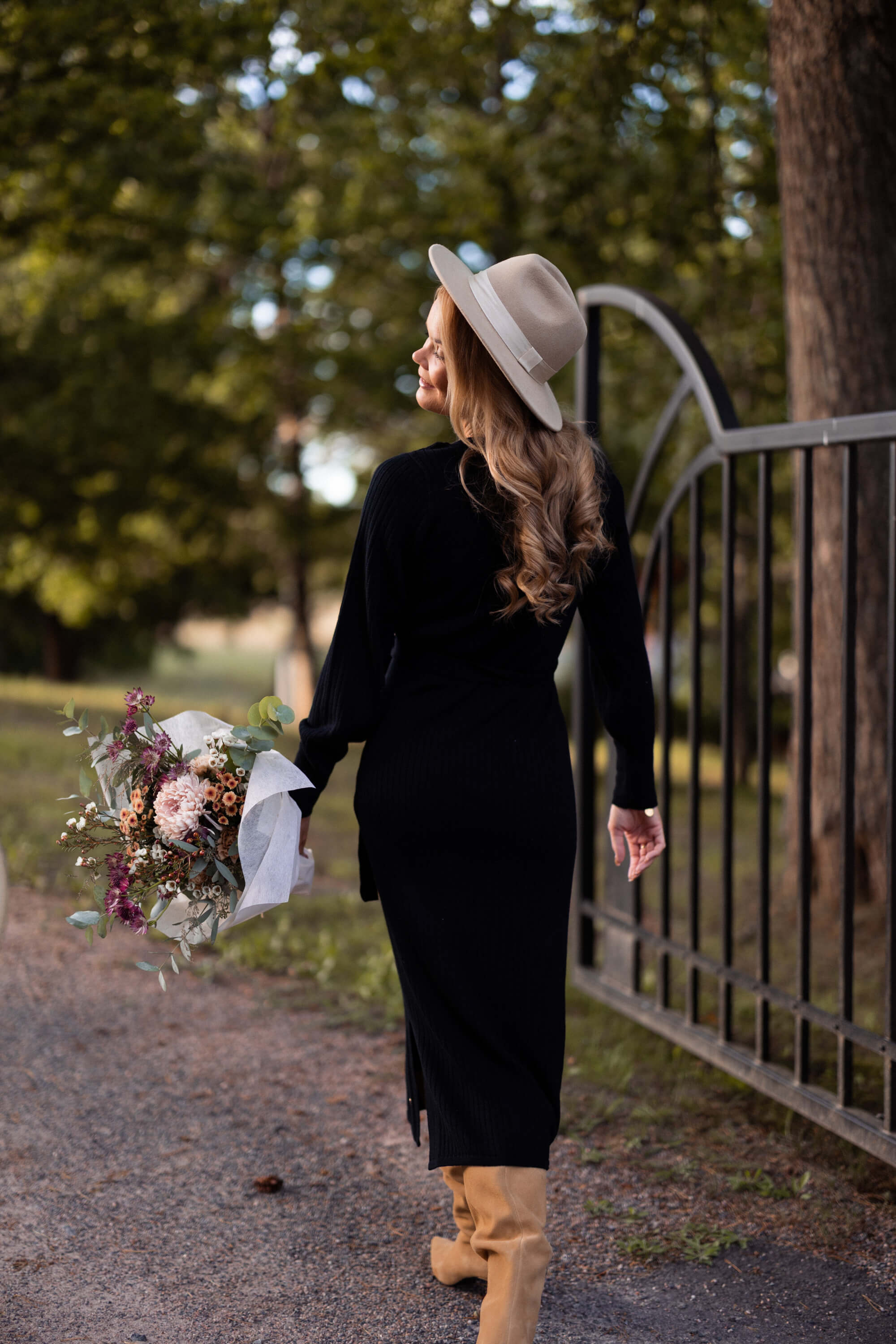 Leona Dress, Black