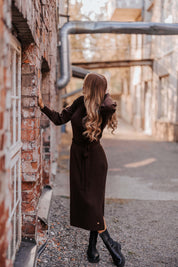 Leona Dress, Espresso