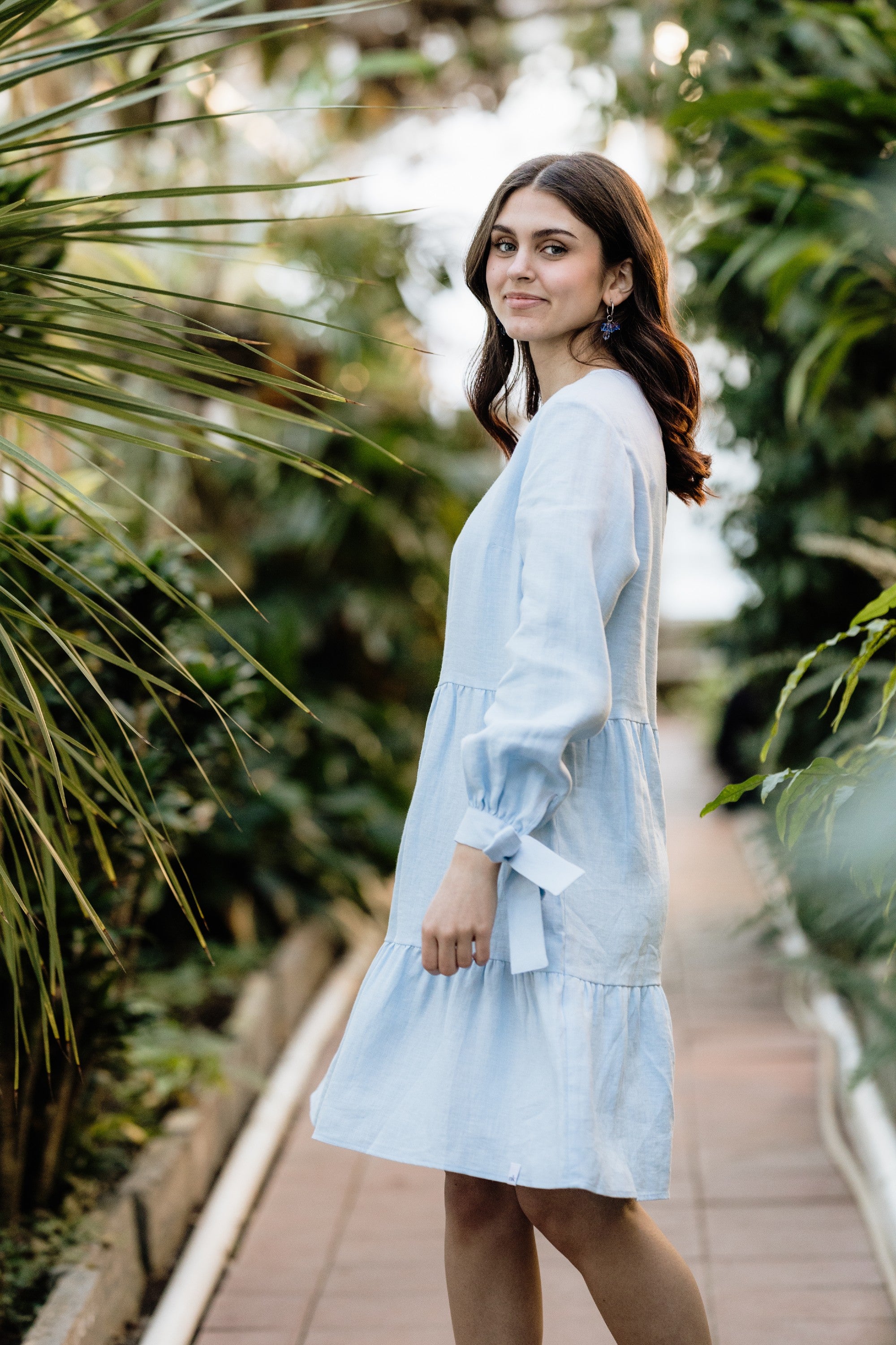 Hailey Dress, Sky Blue