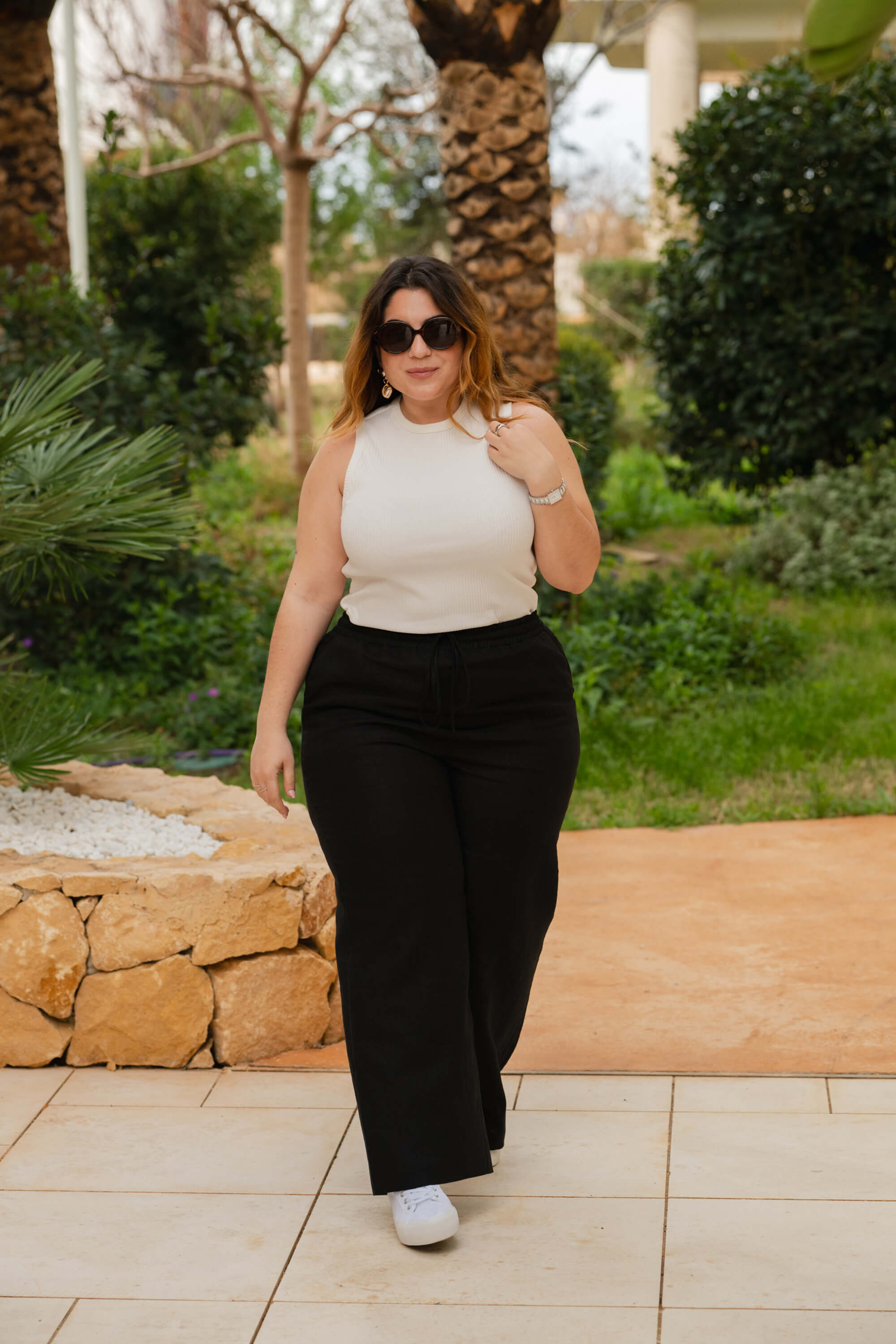 Rib Top, White