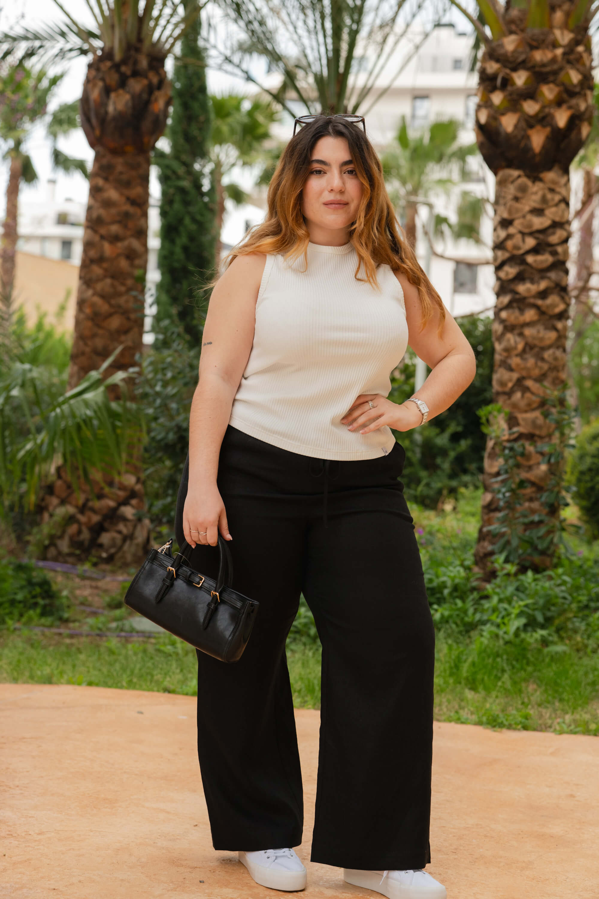 Rib Top, White