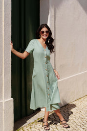 Penelope Dress, Desert Sage