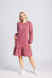 Poppy Dress, Mauve