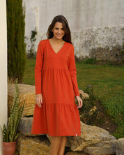 Amélie Dress kerrosmekko, Rooibos Tea