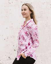 Hemd mit Chloe-Kragen, Ballett der Blüten