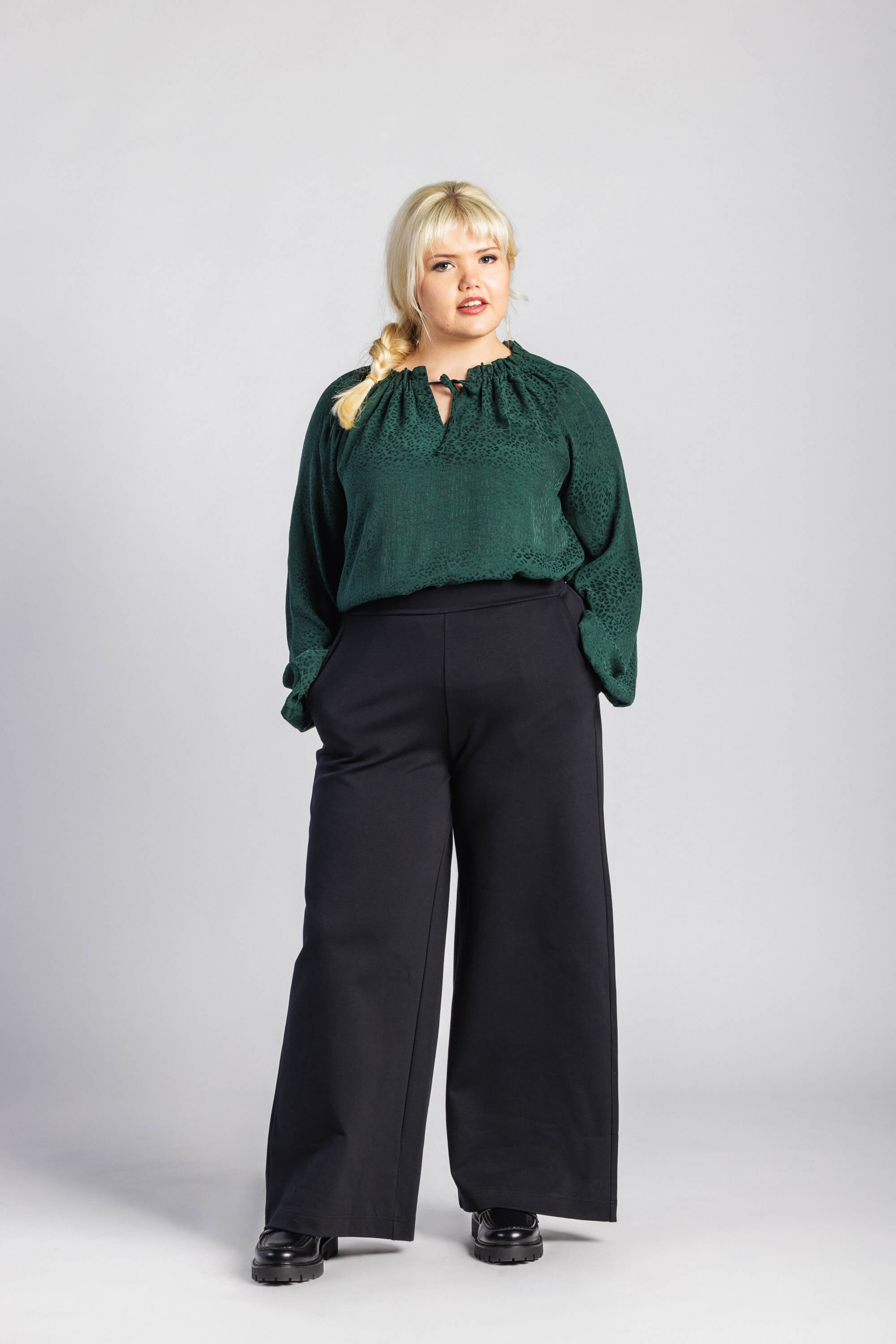 Paloma Blouse, Emerald