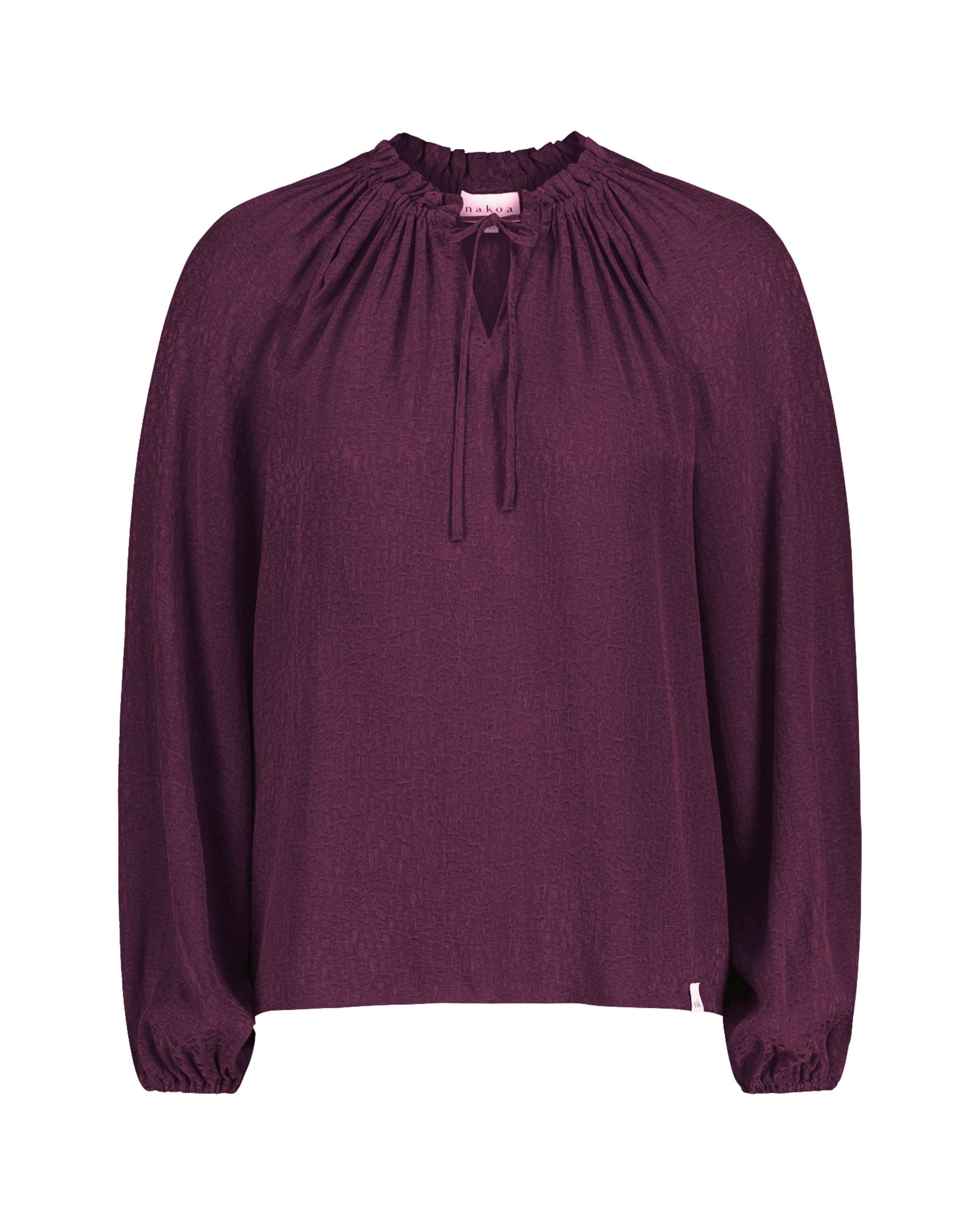 Paloma Blouse, Plum