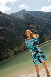 Poppy Dress, Blue Iris