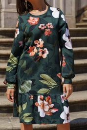 Poppy Dress, Olive Siesta