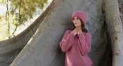 Robin Mohair Knit, Powder Pink