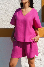 Savanna Top, Candy Pink