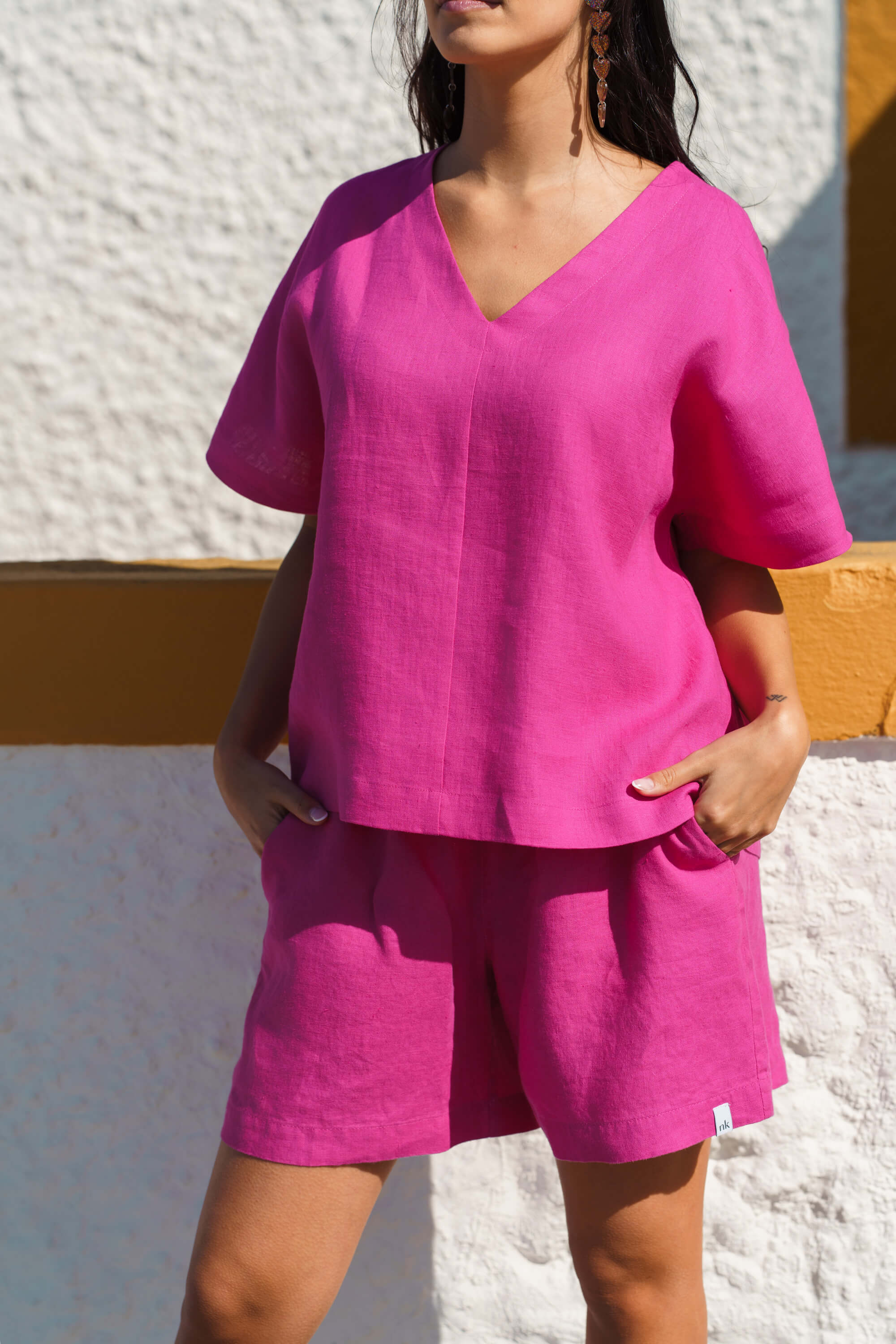Savanna Top, Candy Pink