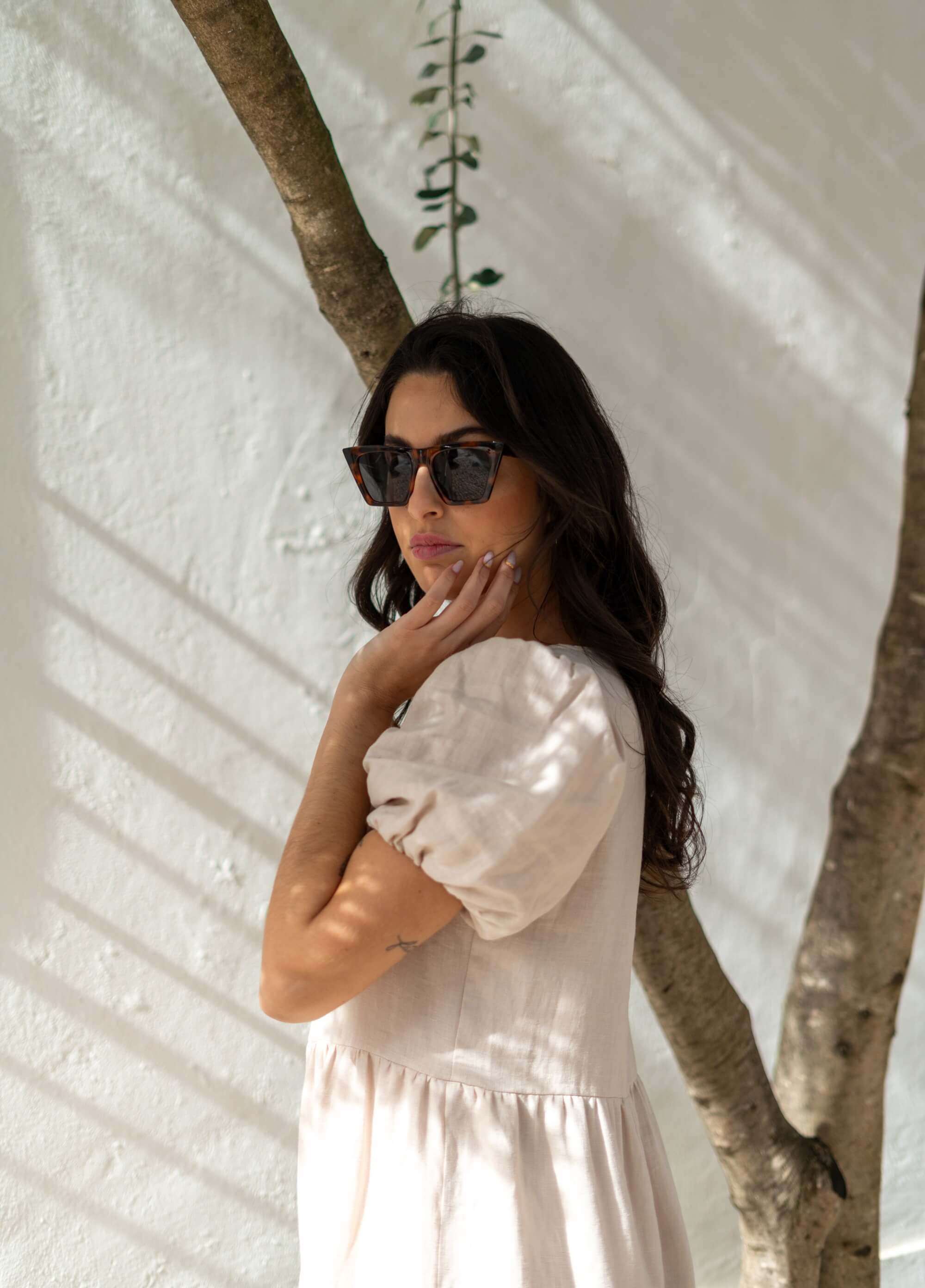 Astrid Dress, Sandshell