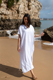 Naomi Dress, Coconut Milk