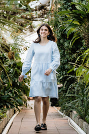 Hailey Dress, Sky Blue