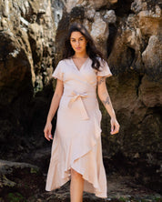Annika Dress, Sandshell