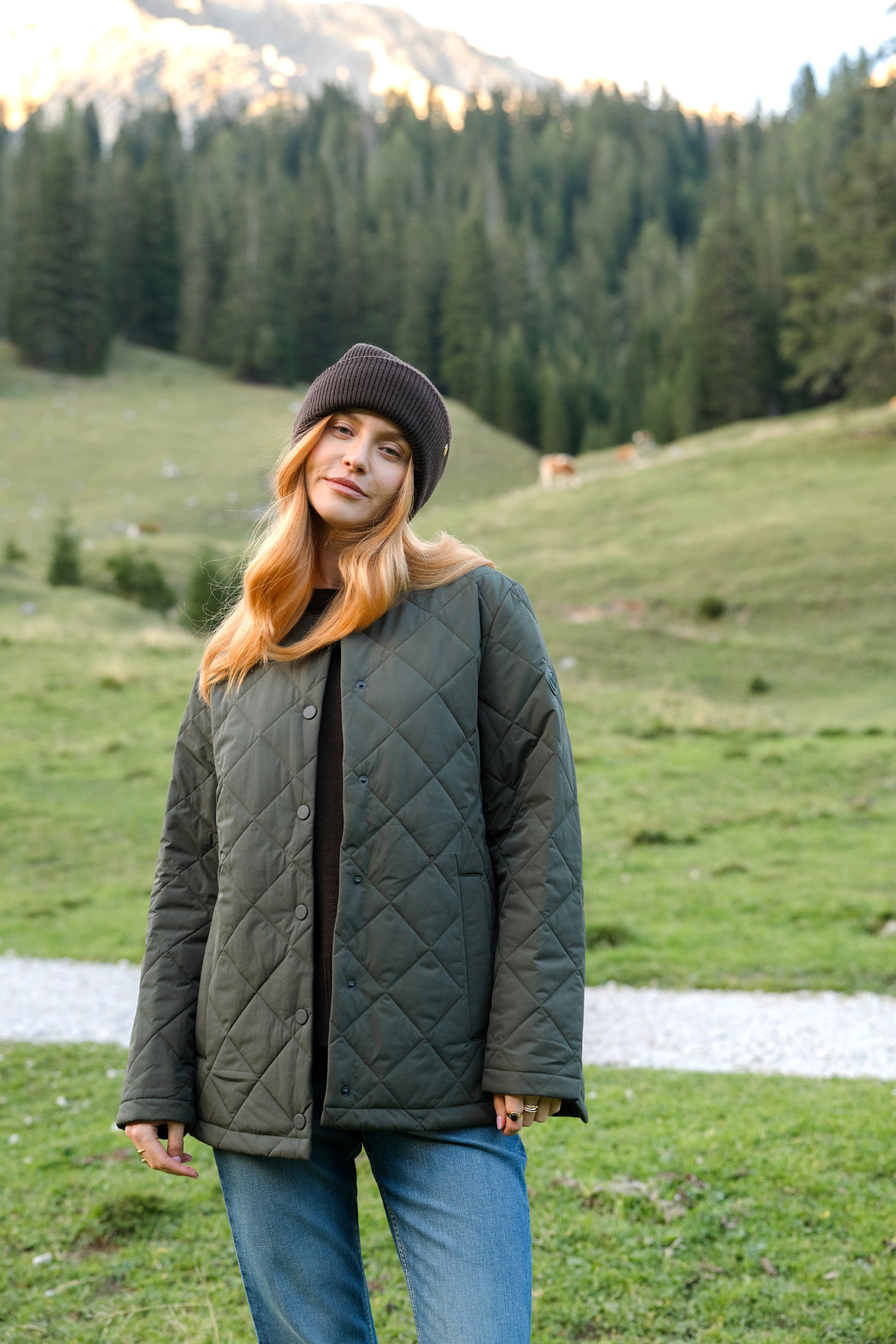 Abby Jacket, Olive Green