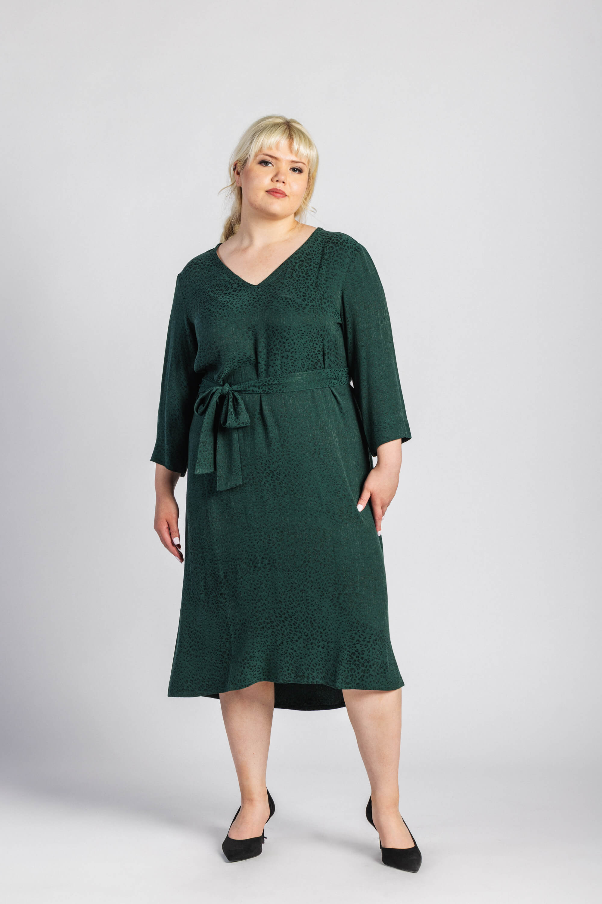 Vera Dress, Emerald