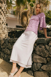 Vivienne Blouse, Crocus Petal