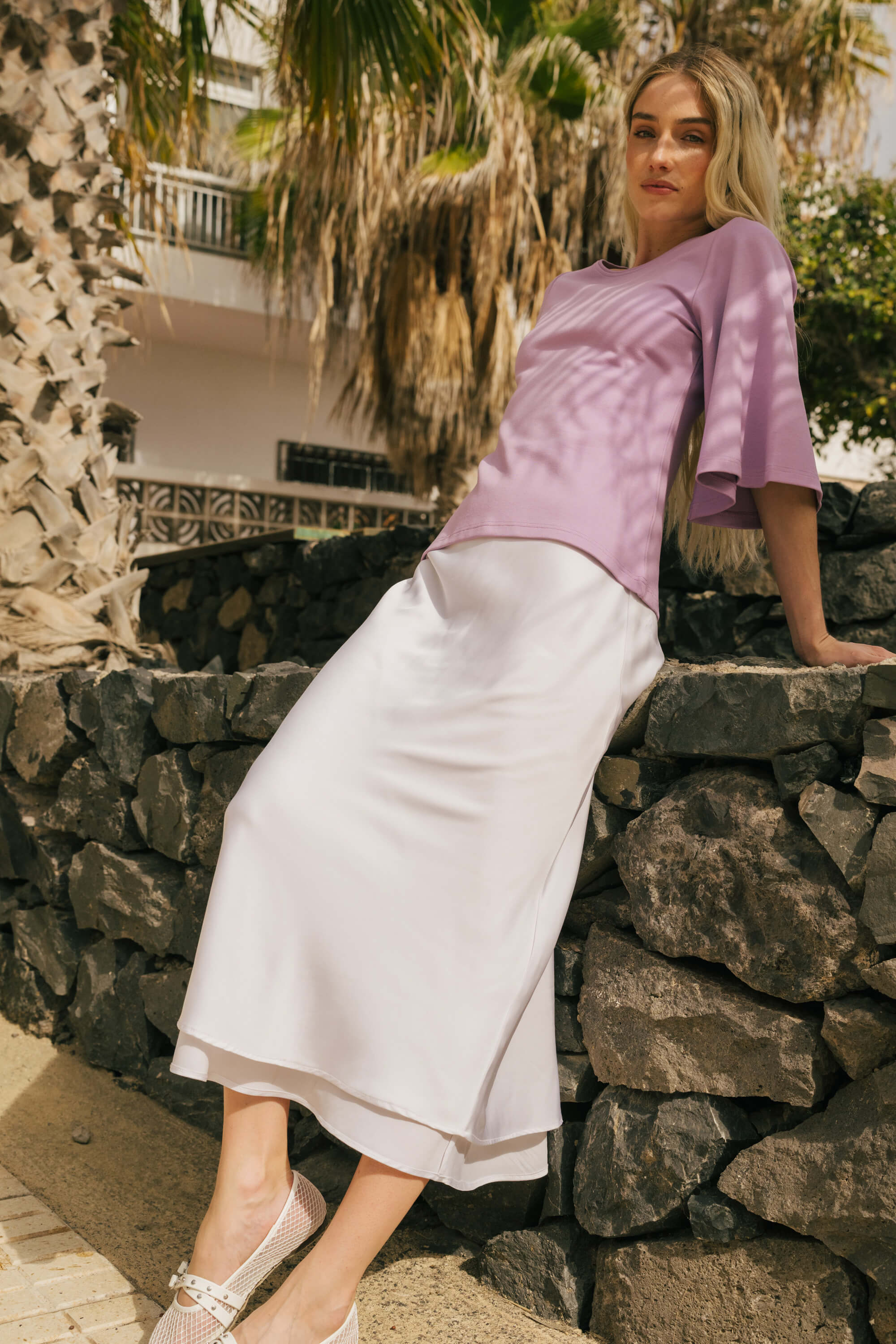 Vivienne Blouse, Crocus Petal
