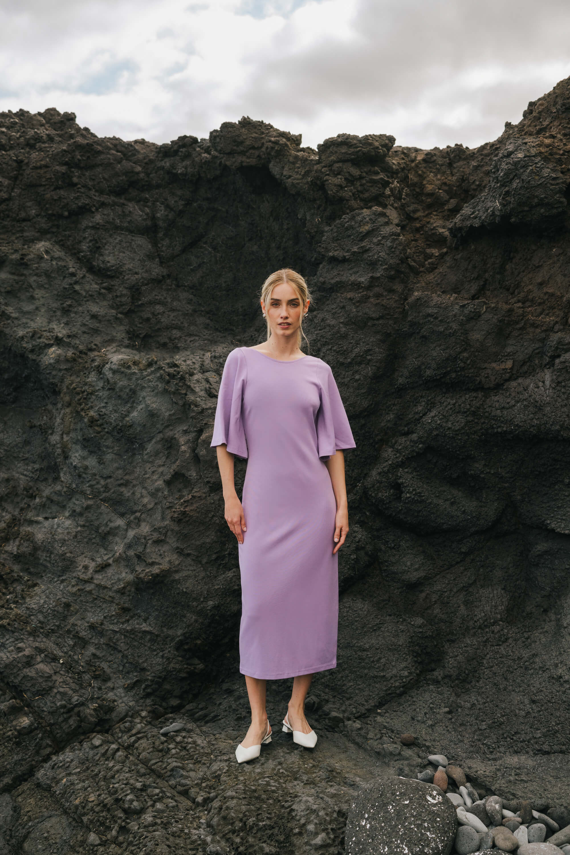 Vivienne Dress, Crocus Petal