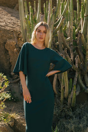 Vivienne Dress, Dark Green