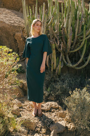 Vivienne Dress, Dark Green