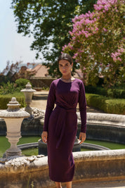 Zoey Dress, Burgundy